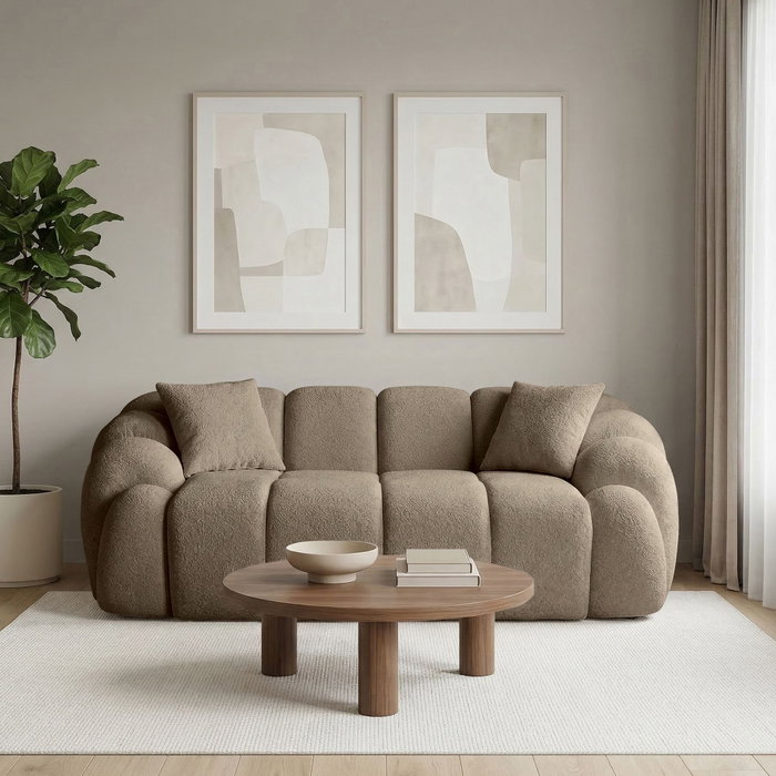 Atelier Del Sofa Octavio - Sofá de 2 plazas Marrón